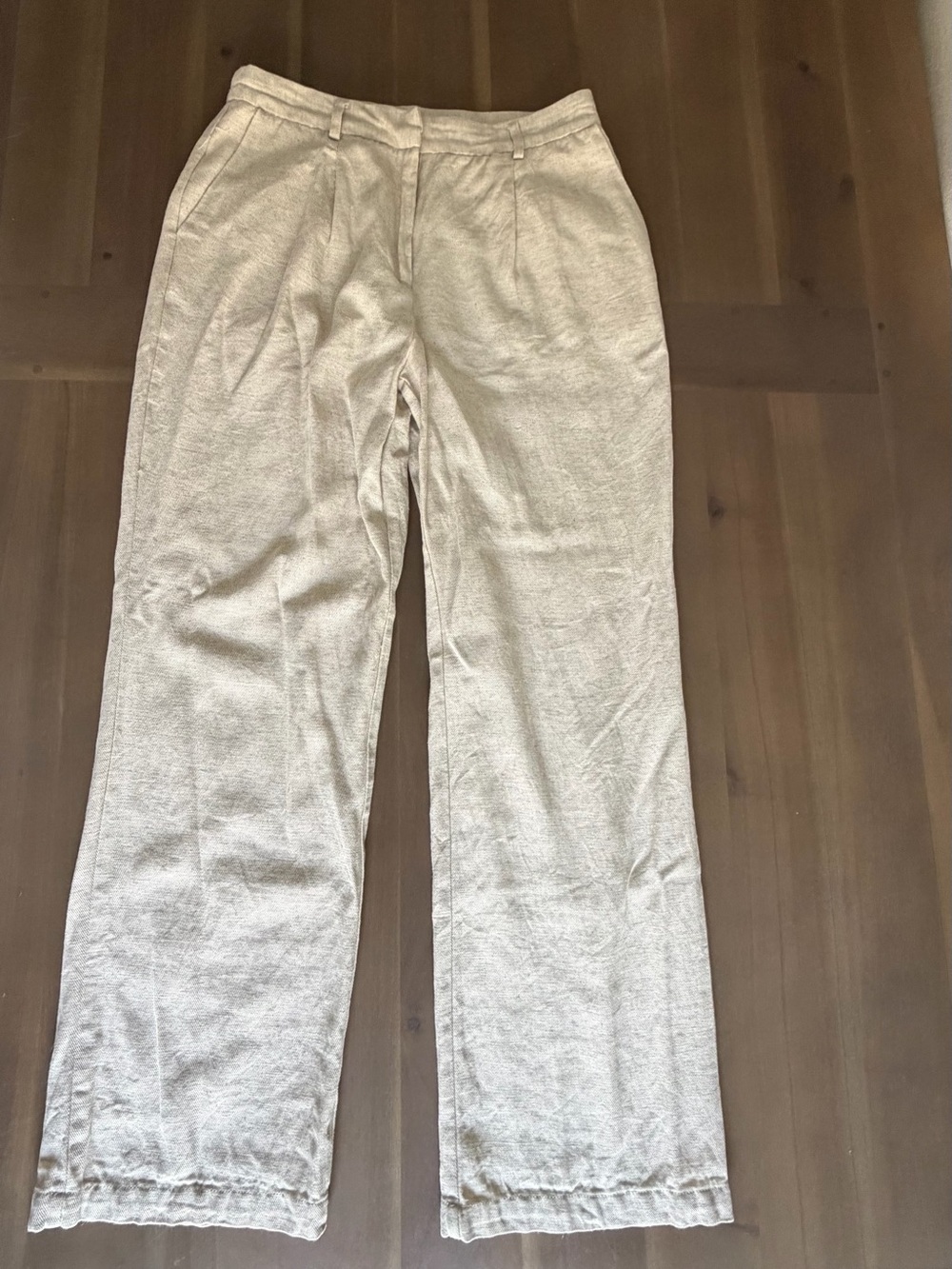 NA-KD Suit Trouser Linen Blend pants 40 or 10